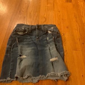 Mini Jean skirt